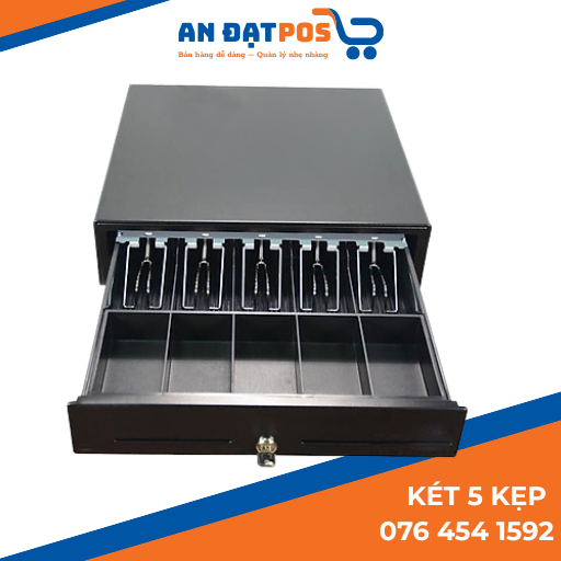 Két đựng tiền thu ngân 5 Kẹp