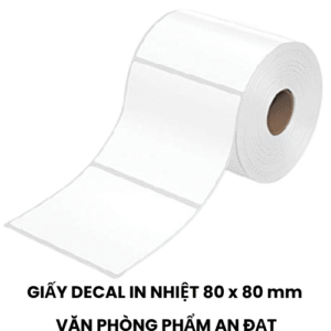 Giấy Decal In Nhiệt Khổ 80x80mm