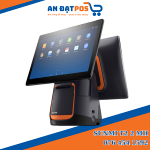 Máy pos bán hàng sunmi T2 2 màn hình