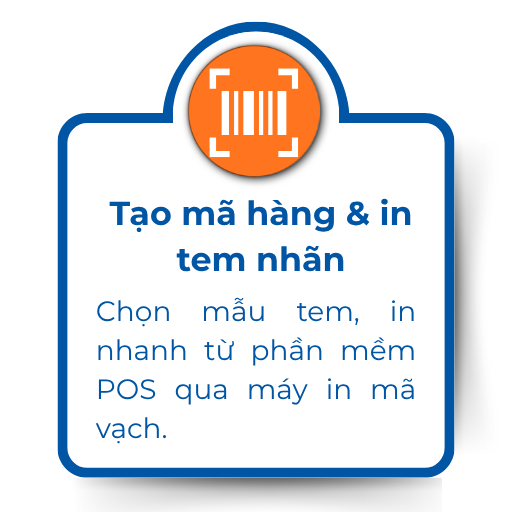 Tạo mã hàng & in tem nhãn