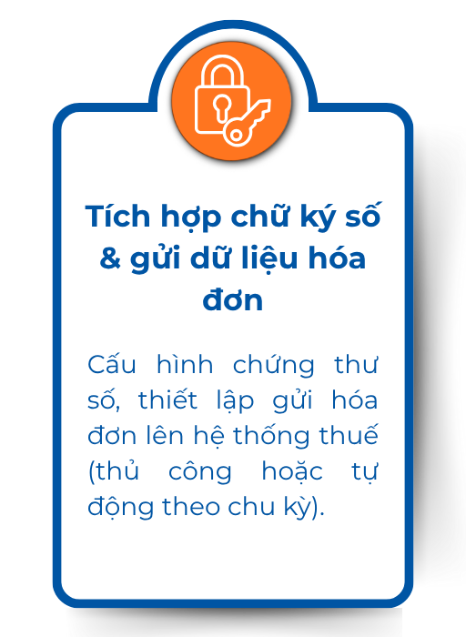 Tích hợp chữ ký số & gửi dữ liệu hóa đơn