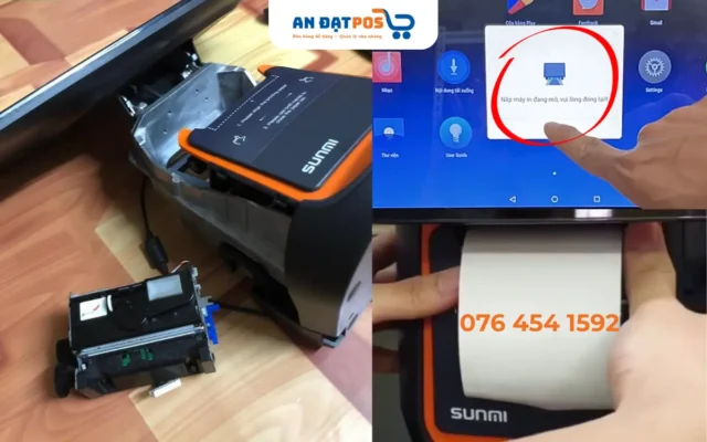 Sửa lỗi máy POS Sunmi không in hóa đơn