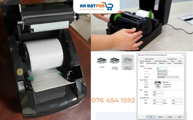 Cài Đặt Và Sử Dụng Máy In Tem Mã Vạch