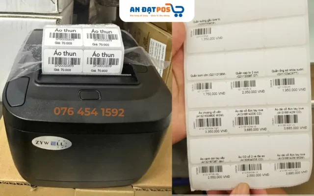 Sửa máy in mã vạch in lệch tem