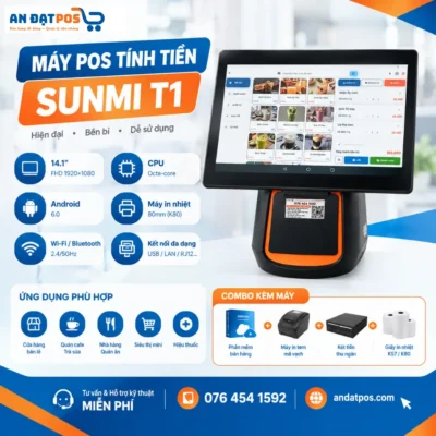 Máy POS Sunmi T1